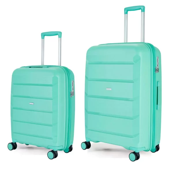 Rock Tulum 2 Piece Hardside Luggage Set in Turquoise