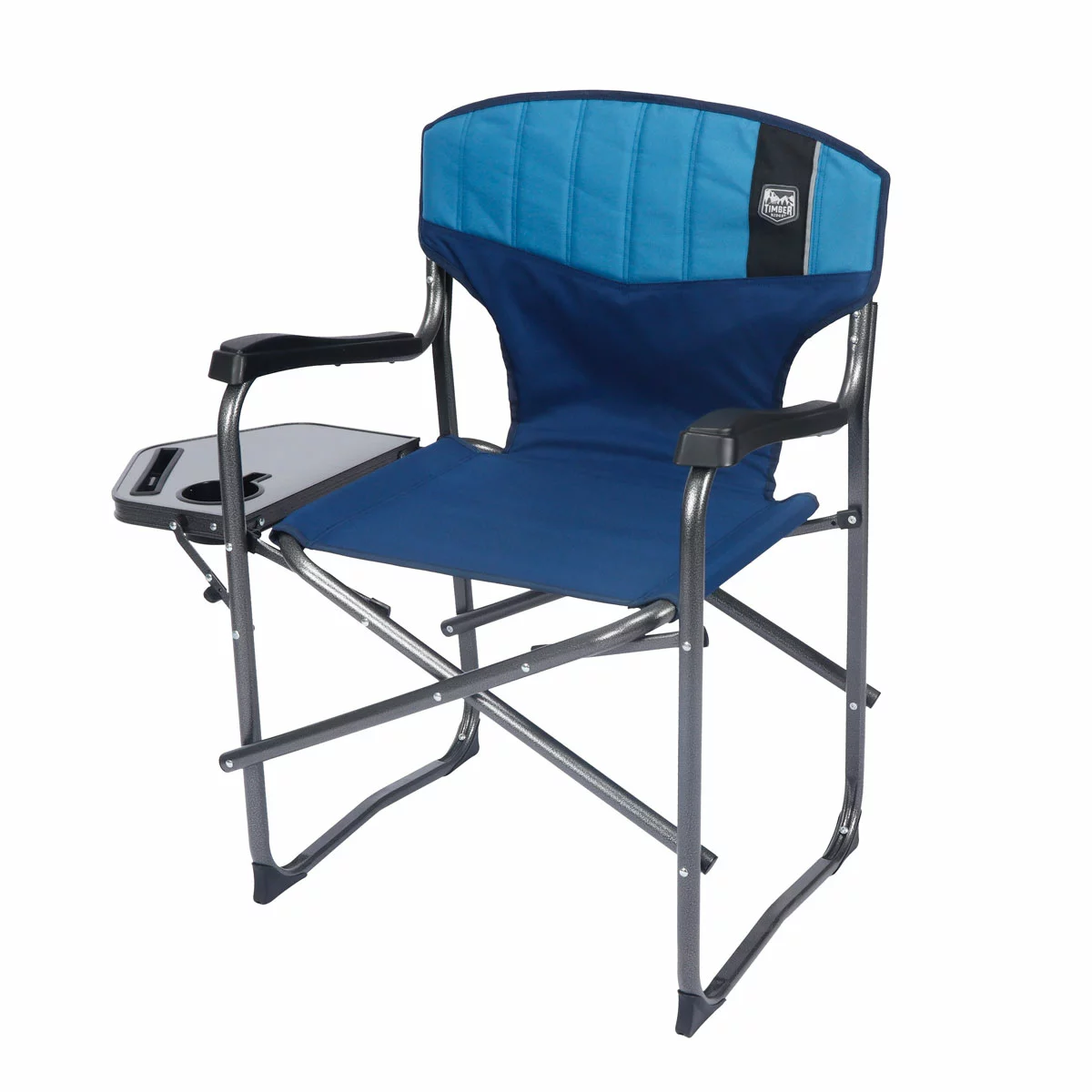 Timber Ridge Folding Directors Chair with Side Table - Image 7