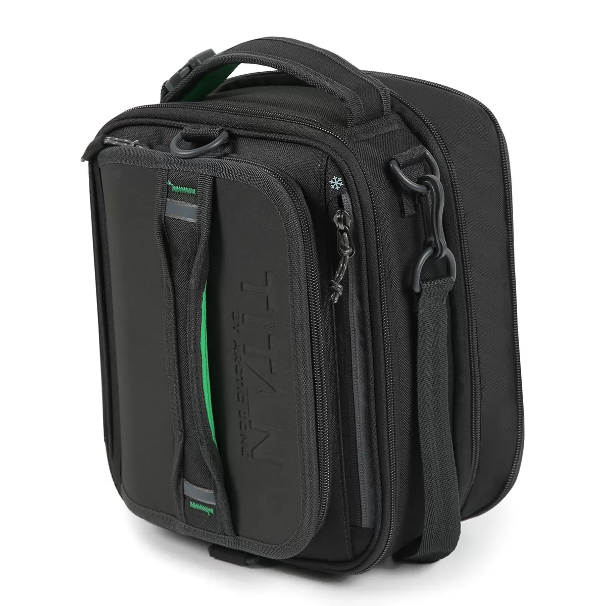 Titan Expandable Lunchbox with Ice Walls in Black - Image 5