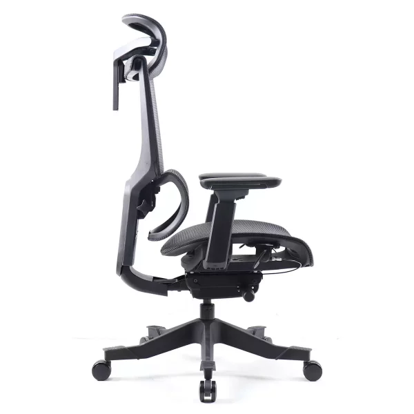 Elise Mesh Operator Chair with Adjustable Headrest - Image 2