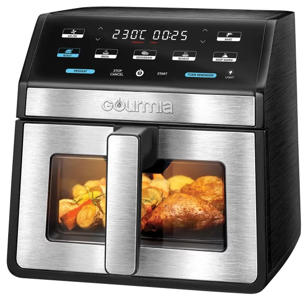 Gourmia Digital Air Fryer With Light and Window 7.6L