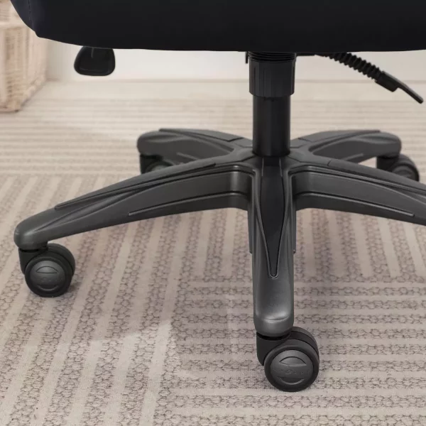 La-Z-Boy Air Lumbar Managers Office Chair with Flip Up Arms Black - Image 5