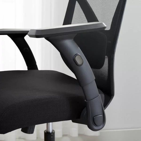 True Innovations Mesh Office Chair with Flip Up Arms - Image 4