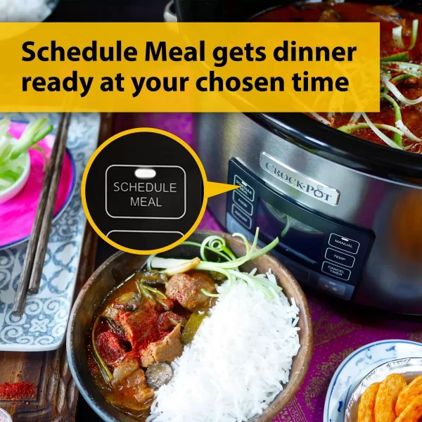 Crockpot TimeSelect Digital Slow Cooker CSC066 - 5.6L - Image 3