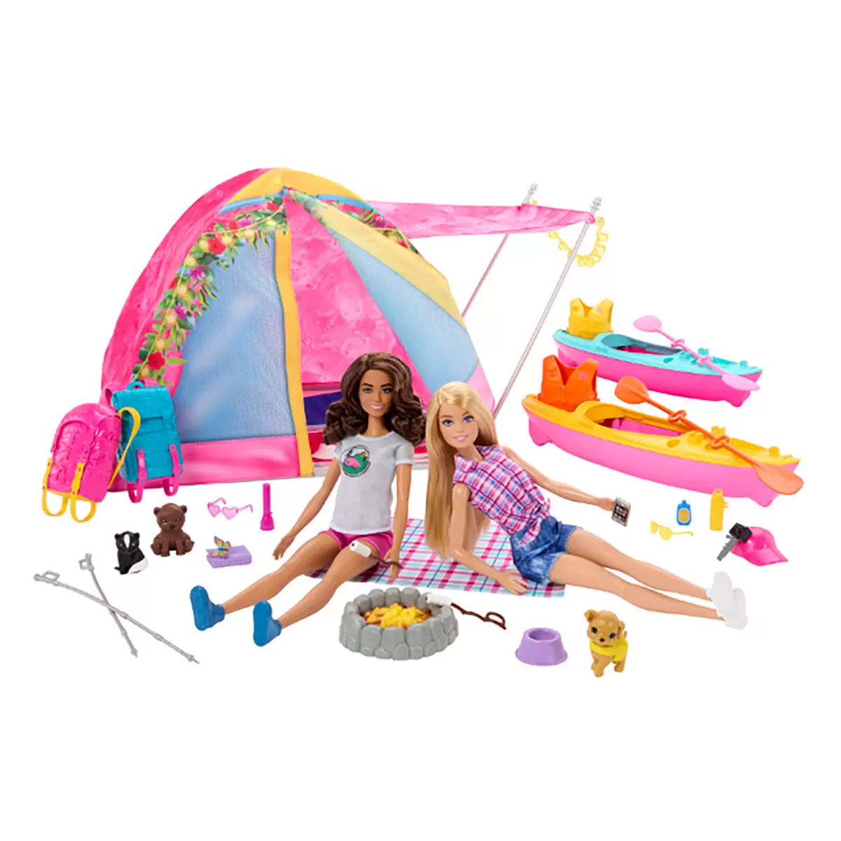 Barbie Outdoor Camping Adventure Playset