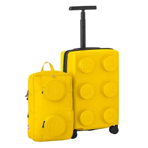 LEGO Hardside Carry On Backpack Luggage Set in Yellow