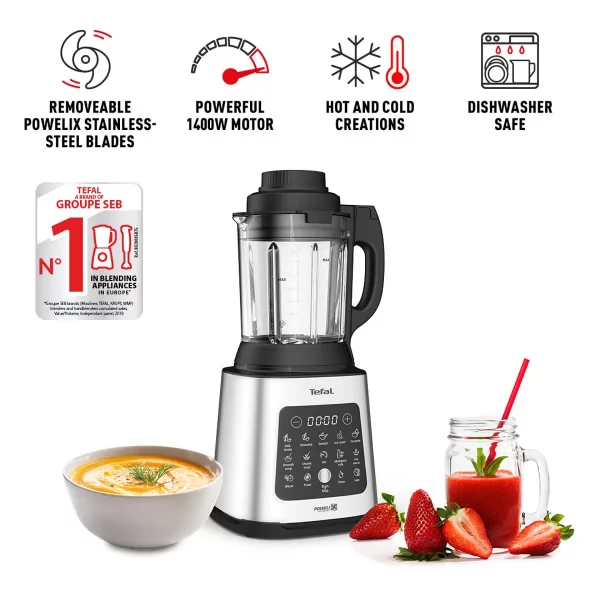 Tefal PerfectMix Cook Blender and Cooker in Stainless Steel BL83SD65 - Image 2