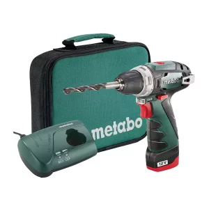 Metabo PowerMaxx Cordless Drill Driver with one 2.0Ah Battery and Soft Bag