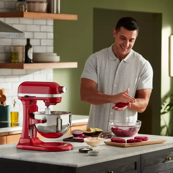 KitchenAid Heavy Duty Stand Mixer 5.2L Empire Red 5KSM55SXXBER
