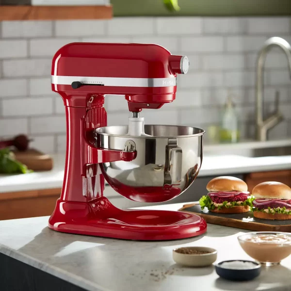 KitchenAid Heavy Duty Stand Mixer 5.2L Empire Red 5KSM55SXXBER - Image 4
