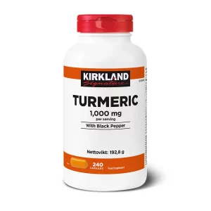Kirkland Signature Turmeric 1000mg 240 Count