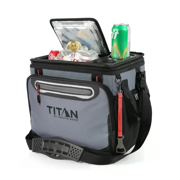 Titan By Arctic Zone 40 Can Collapsible Cooler in Grey