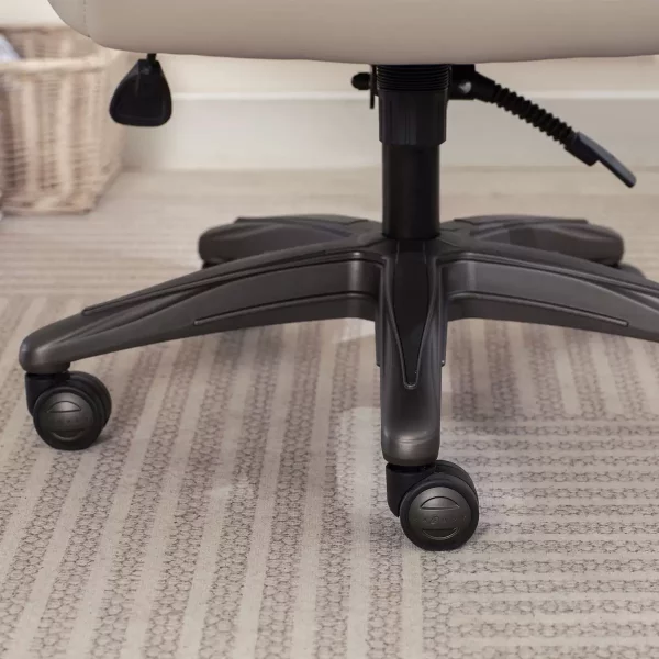 La-Z-Boy Air Lumbar Managers Office Chair with Flip Up Arms Beige - Image 7