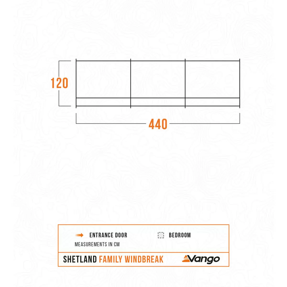 Vango Shetland 3 Panel Windbreak - Image 4