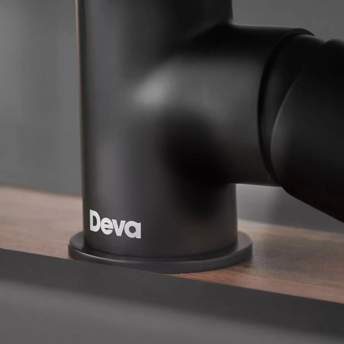 Deva Ashworth Kitchen Sink Mixer Tap In Matte Black Model ASH104BK - Image 8