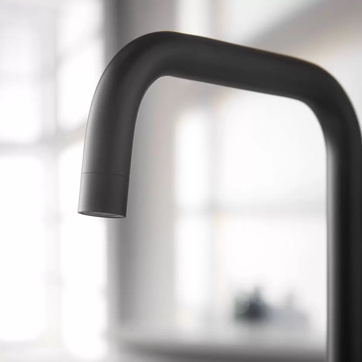 Deva Ashworth Kitchen Sink Mixer Tap In Matte Black Model ASH104BK - Image 6