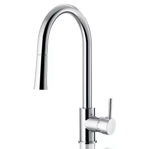 Deva Pendle Kitchen Pull Out Sink Mixer Tap In Chrome Model PEN104
