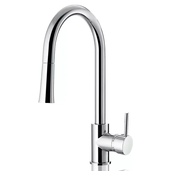 Deva Pendle Kitchen Pull Out Sink Mixer Tap In Chrome Model PEN104