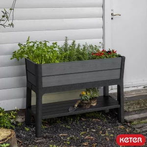 Keter Cortina Raised Garden Bed with Self-Watering System