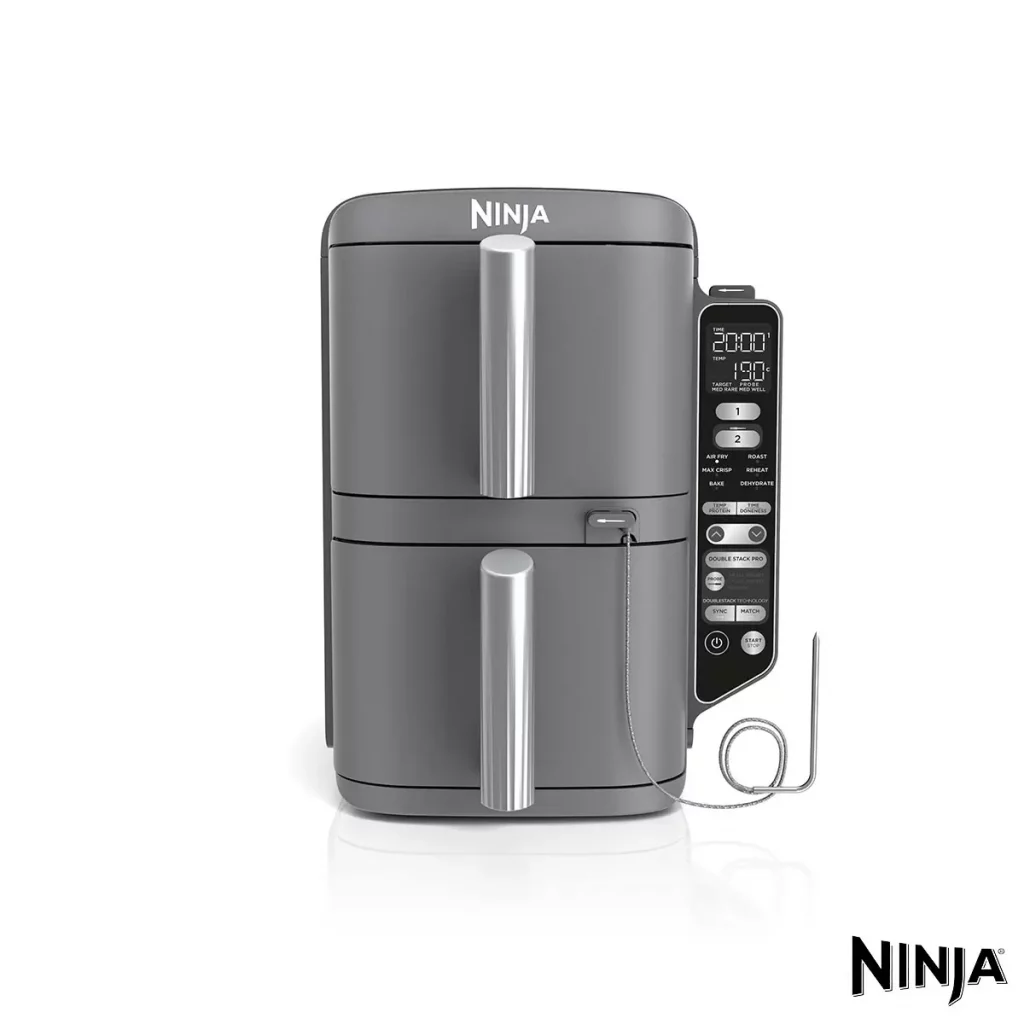 Ninja Double Stack Air Fryer with Smart Cook System SL451UK 9.5L