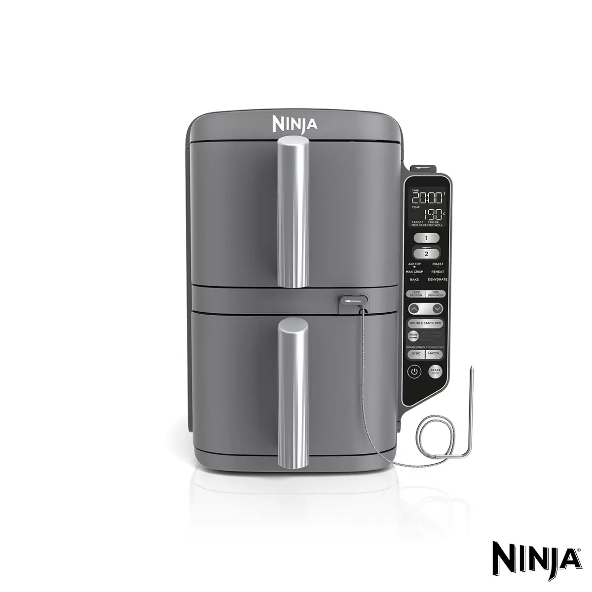 Ninja Double Stack Air Fryer with Smart Cook System SL451UK 9.5L