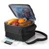 Titan Fridge Cold Lunch Pack with 2 Ice Walls in Black - Image 4
