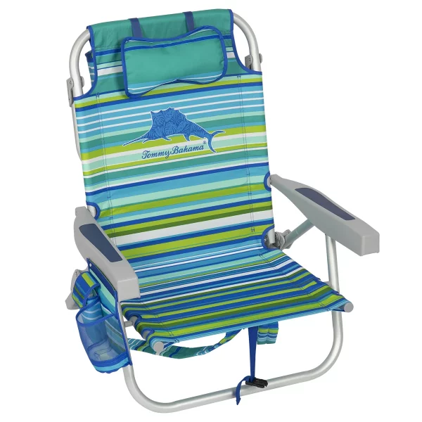 Tommy Bahama Backpack Beach Chair in Blue