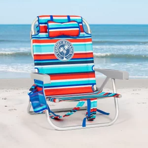 Tommy Bahama Backpack Beach Chair in Red