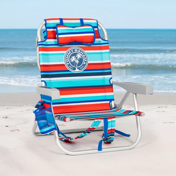 Tommy Bahama Backpack Beach Chair in Red