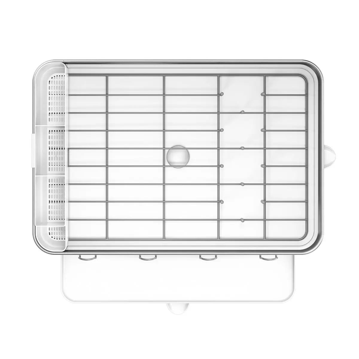 simplehuman Stainless Steel Frame Dish Rack - Image 4
