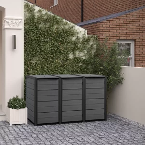 Keter Cortina Hide Away Bin Store - 3 Sections