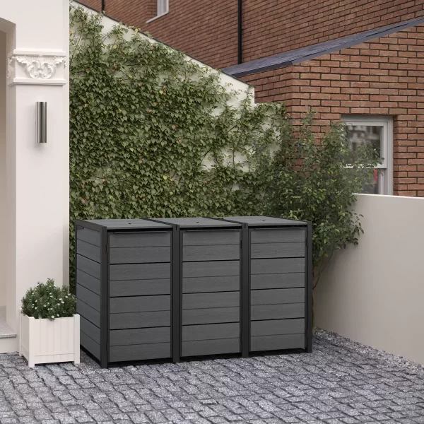 Keter Cortina Hide Away Bin Store - 3 Sections