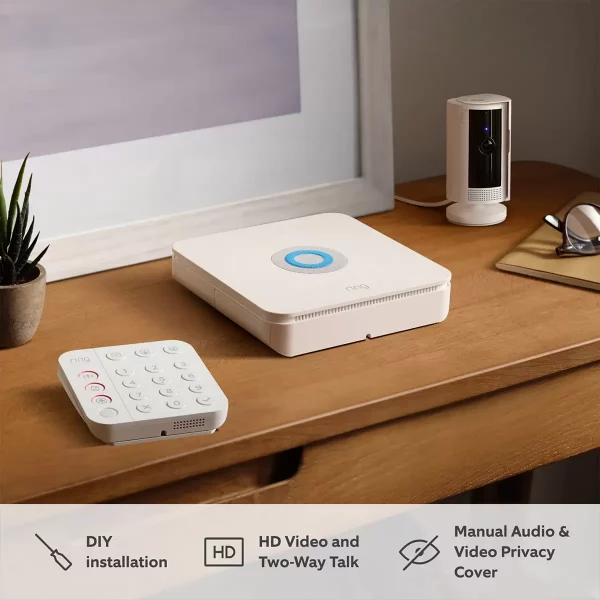 Ring 10 Piece Alarm 2.0 Camera Kit with Indoor Cam