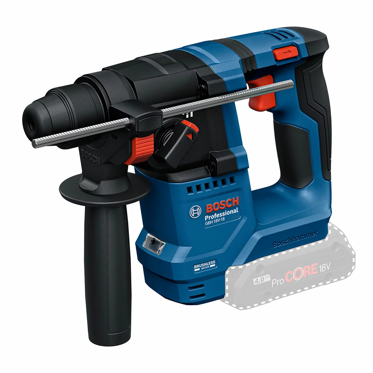 Bosch Professional Hammer Drill Kit Model SDS-Plus GBH 18V-18 - Image 2