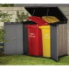 Keter Ashwood Signature 1150 Litre Horizontal Storage Shed 4ft 7" x 2ft 8" (1.4 x 0.82m) - Image 6