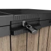 Keter Ashwood Signature 1150 Litre Horizontal Storage Shed 4ft 7" x 2ft 8" (1.4 x 0.82m) - Image 3