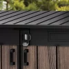 Keter Rosewood Horizon Horizontal 2020 Litre Storage Shed 6ft 3" x 3ft 7" (1.9 x 1.1m) - Image 6