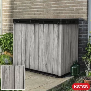Keter Storm Grey Signature 1150 Litre Horizontal Storage Shed