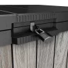Keter Storm Grey Signature 1150 Litre Horizontal Storage Shed 4ft 7" x 2ft 8" (1.4 x 0.82m) - Image 6