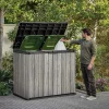Keter Storm Grey Signature 1150 Litre Horizontal Storage Shed 4ft 7" x 2ft 8" (1.4 x 0.82m) - Image 4