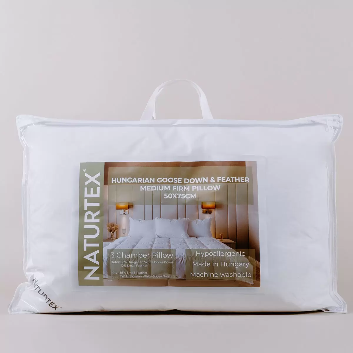 Naturtex Hungarian Goose Down Feather Pillow - Image 4