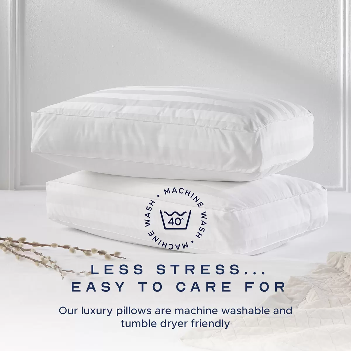 Snuggledown Luxury Side Sleeper Pillow 2 Pack - Image 5