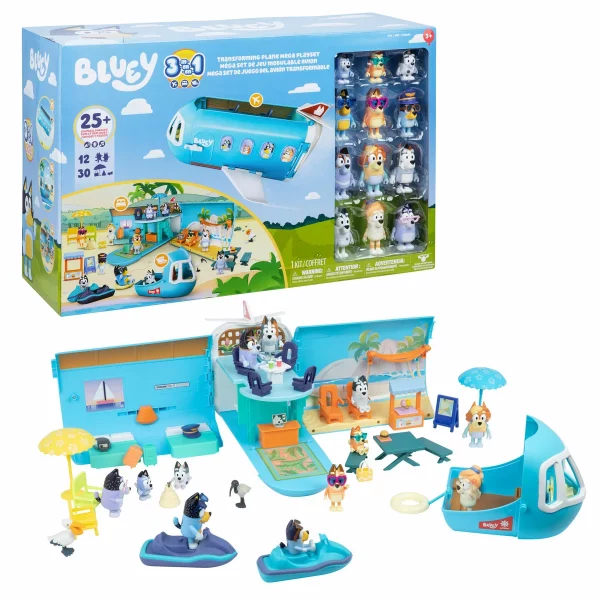 Bluey Airplane Mega Playset