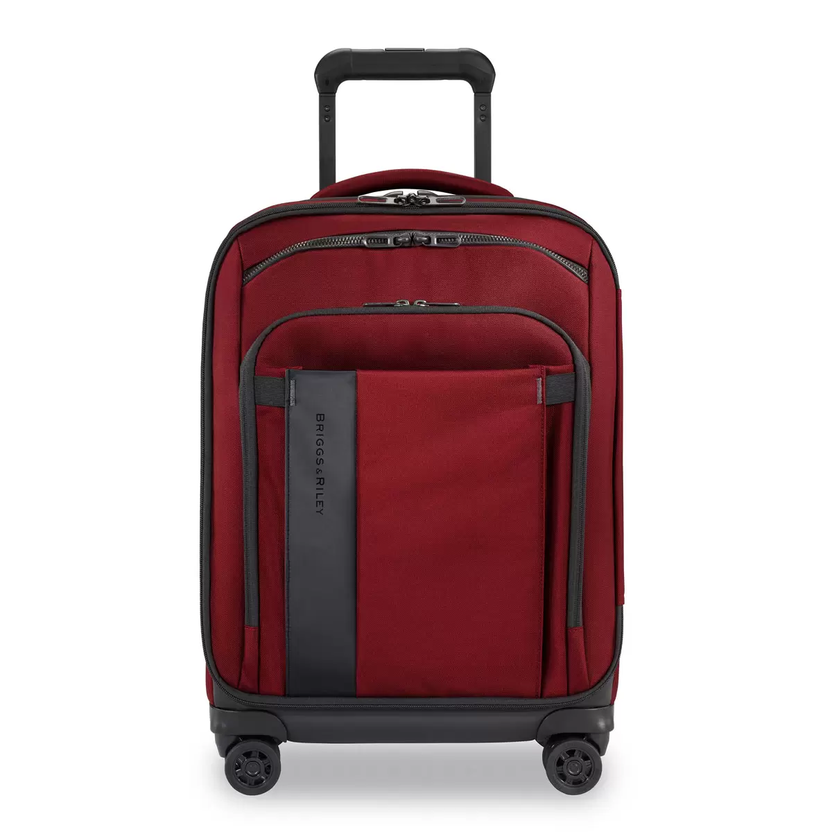 Briggs & Riley ZDX 53cm Carry-On Expandable 4 Wheel Spinner Suitcase in Brick - Image 2
