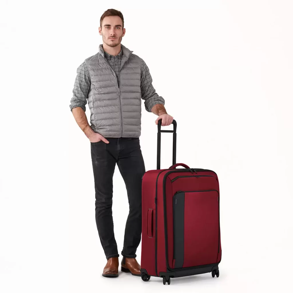 Briggs & Riley ZDX 74cm Large Expandable 4 Wheel Spinner Suitcase in Brick