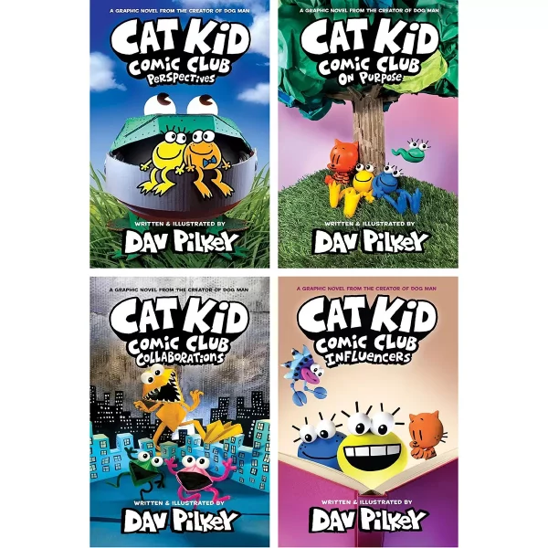 Cat Kid Paperback 4 Book Collection