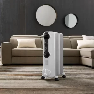 De'Longhi Radia S Oil Filled Radiator in White TRRS0715 1.5kW
