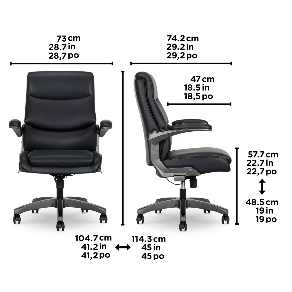 La-Z-Boy Managers Office Chair with Flip Up Arms