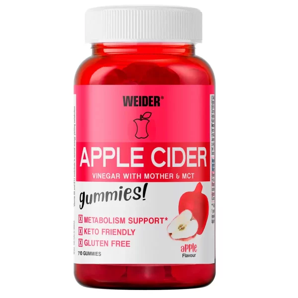 Weider Apple Cider Vinegar Gummies 70 Count