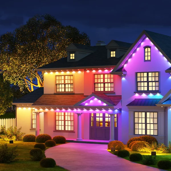 Govee Smart RGBW Permanent Outdoor Lights Elite in Black